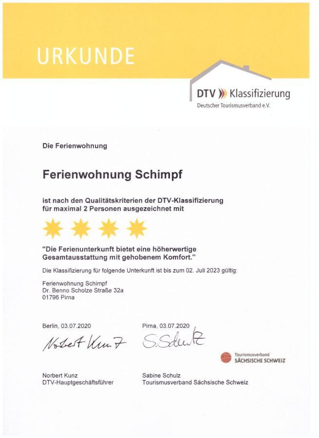Fewo Schimpf Pirna Exterior photo